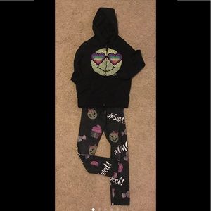 Justice Size 6 sweatshirt and 7 hoodie